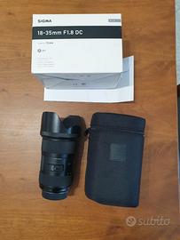 Obiettivo foto Sigma 18-35mm f/1.8 DC  Nikon