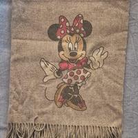 Sciarpone cachemire grigio nuovo Minnie