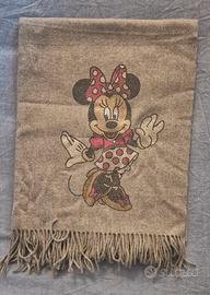 Sciarpone cachemire grigio nuovo Minnie