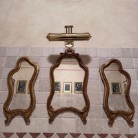 Trio specchi legno