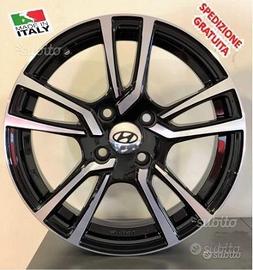 Cerchi in lega Hyundai i10 i20 Accent Atos Getz 17