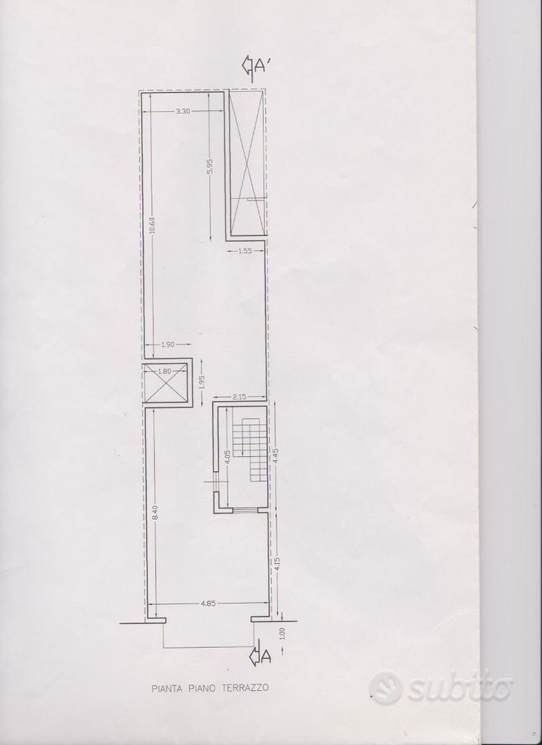 Immobile pianoterra garage + appartamento 1 piano - Vista 2