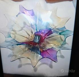 Portacioccolatini vintage in vetro di Murano 
