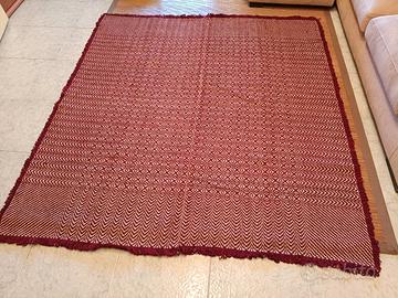 tappeto sardo bordeaux 