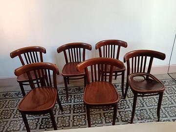 6 sedie THONET originali fine 800 inizio 900