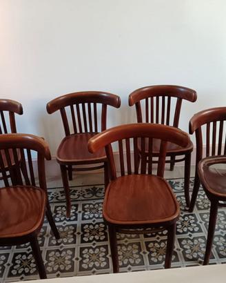 6 sedie THONET originali fine 800 inizio 900