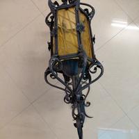 lampada da esterno in ferro battuto