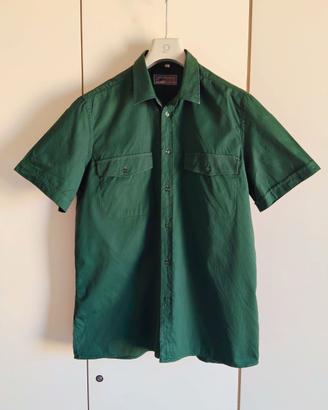 Trabaldo camicia a maniche corte, verde bosco, XL