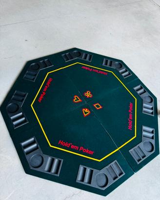 Tavolo da poker e corredo completo