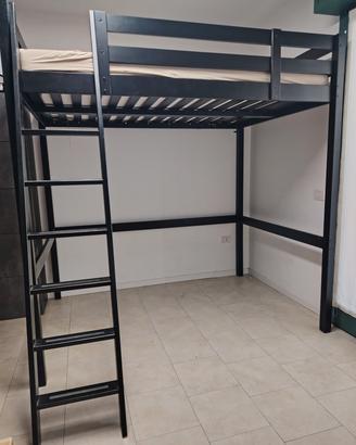 letto a soppalco Ikea STORA +materasso compa