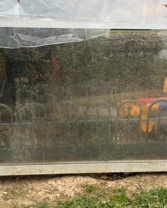 1 pz porta di vetro temprato