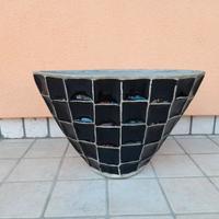 Vaso ovale in terracotta da esterno 50hx22 cm