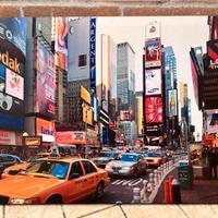 Tela con stampa New York