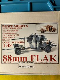 Kit  88 mm Flak wespe model  1:48