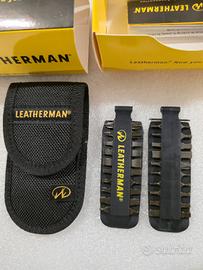 leatherman bit kit Nuovo con fodero e cacciavitino