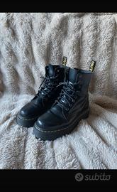 Scarpe dr martens nere platform
