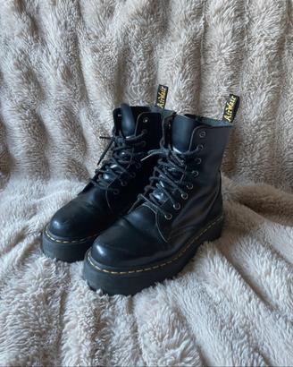 Scarpe dr martens nere platform