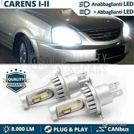 LAMPADINE LED H4 Per KIA CARENS 1 2 6500K 8000LM