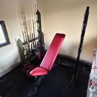 Panca Panatta + Set dischi Panatta + Pavimento gom