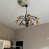 lampadario in ferro battuto