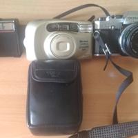 Lotto 3 macchine fotografiche vintage analogiche