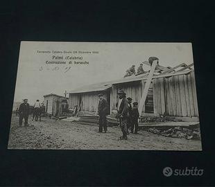Cartolina d'epoca Terremoto Palmi 1908