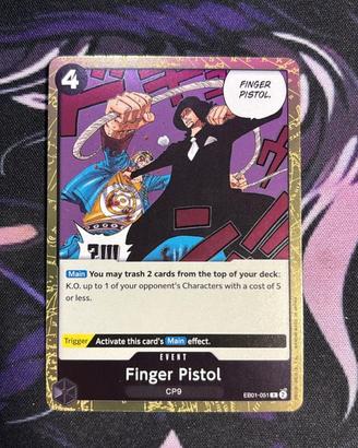 One Piece Card Rob Lucci OP10-076 SR Parallel Rare