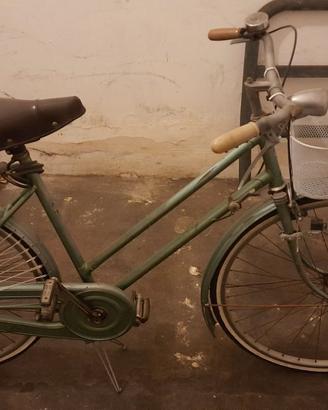 Sella Bici Vintage Mesinger Rossa, NOS (New Old Stock), Con Segni Del Tempo