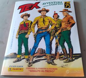 album figurine Tex avventure senza confini