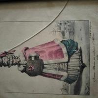 Antica stampa originale del 1789