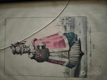 Antica stampa originale del 1789