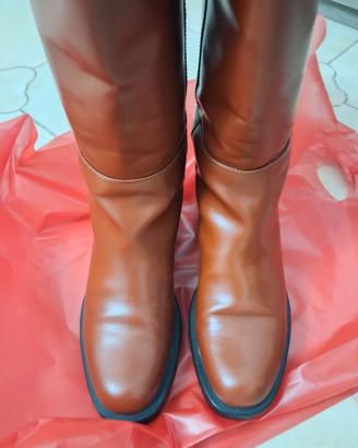 stivali Carmens 37 vero cuoio 