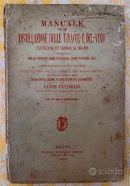 1889 – Manuale antico distillazione Vinacce e Vino