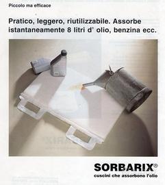 Sorbarix a08 cuscini assorbenti olio e idrocarburi