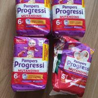 Pannolini Pampers Progressi Mutandino 6 XL