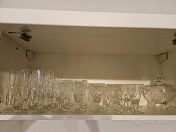Set bicchieri cristallo 