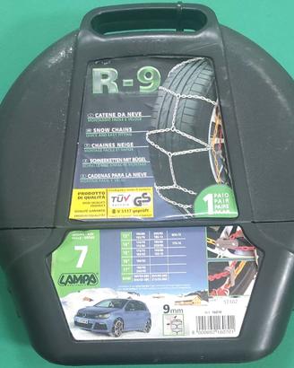 Catene da neve da 9 mm Lampa R9 MISURA 7O - NUOVE