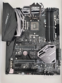 Blocco Gaming Intel i7 8700K + ASUS ROG Maximus X