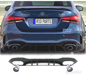 DIFFUSORE MERCEDES CLASSE A V177 SEDAN 18- LOOK A3