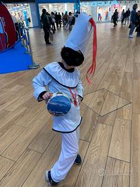 Costume,Vestito Carnevale Pulcinella con accessori