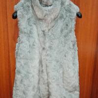 Pelliccia smanicata da bambina 