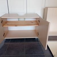 Mobile da bagno +specchio led+lavabo