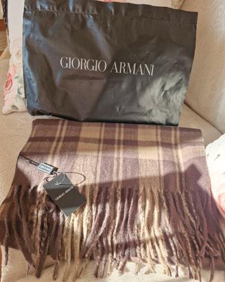 sciarpa uomo GIORGIO ARMANI lana e cashmere 