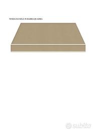 Tenda da Sole a barra quadra