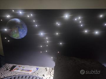 Plastico artiginale ispirato superficie lunare