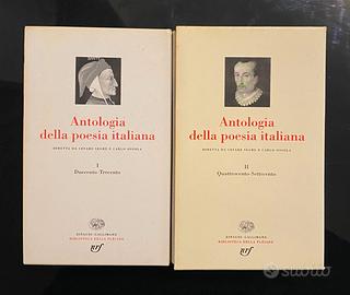 Antologia della poesia italiana. Einaudi. 2 VOLUMI