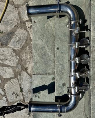 Colonna Spillatrice Birra a Ponte 5 Vie – Acciaio