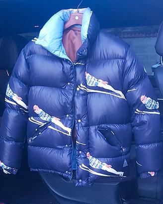 piumino MONCLER DEJAN blu navy Uomo ad Imola 