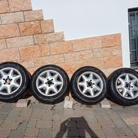 4 cerchi originali mercedes classe c w203 nokian