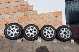 4 cerchi originali mercedes classe c w203 nokian